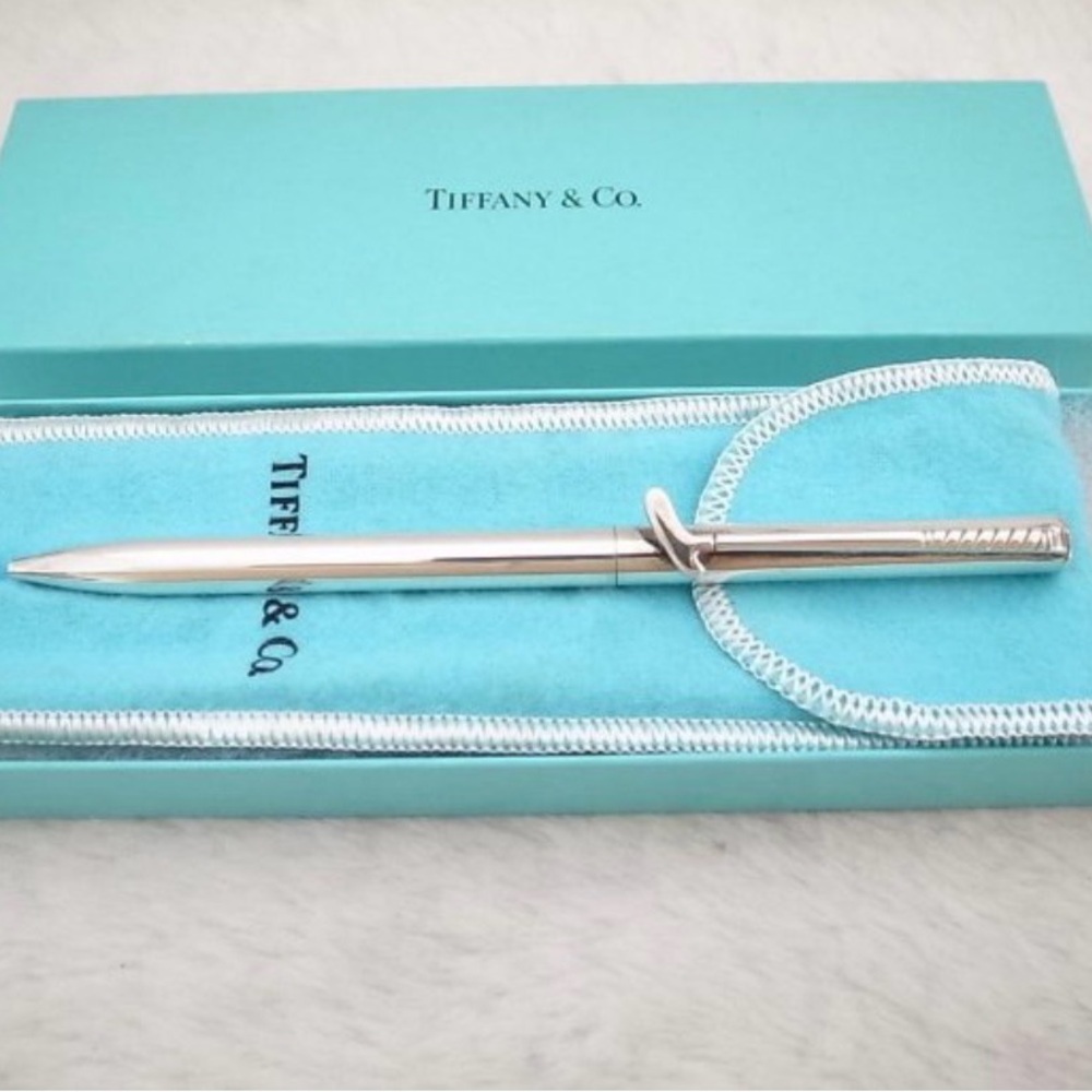Tiffany & Co. Silver Pen with Blue Case